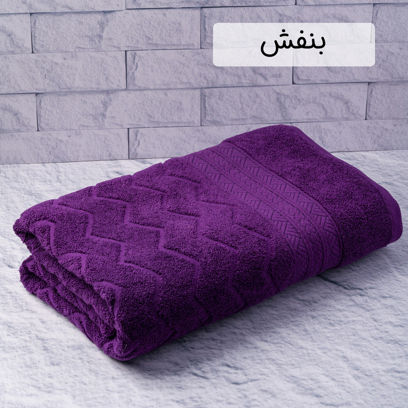 حوله حمام هیرو طرح البروس سایز 100×160 سانتی متر