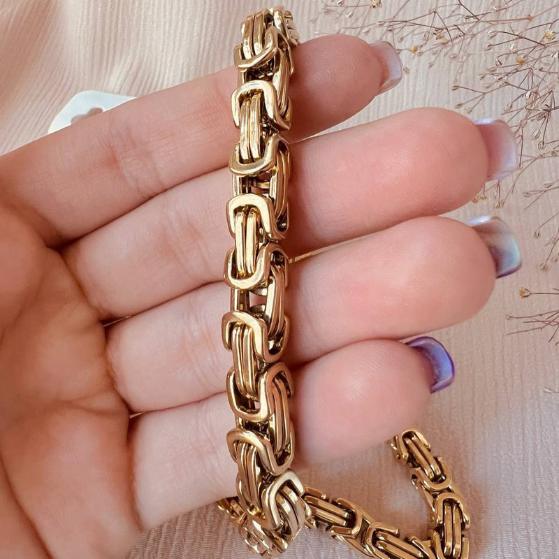 زنجیر مردانه مدل بیزانس کد03