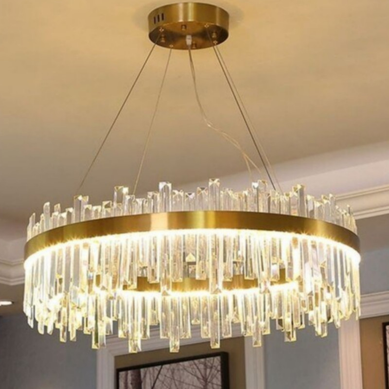 کریستال لوستر مدل خطی کد 20cm بسته 20 عددی