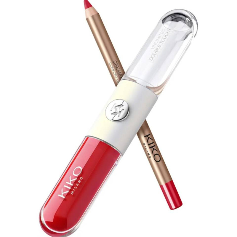 مجموعه رژ لب مایع و مداد لب کیکو میلانو مدل My Perfect Combo Lips Gift Set شماره 107 به همراه کیف