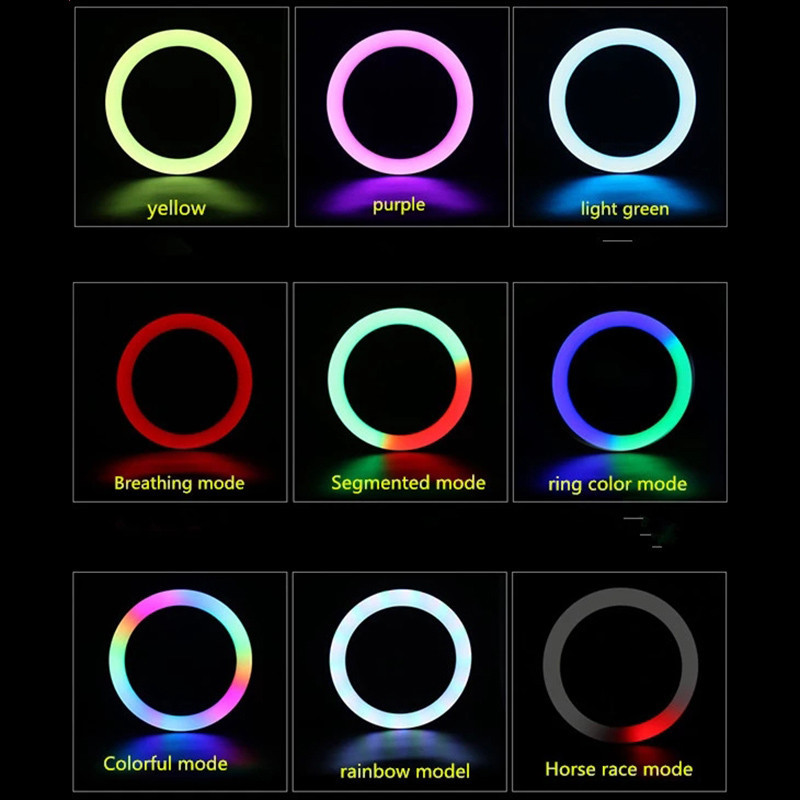 رینگ لایت مدل MJ-36 RGB