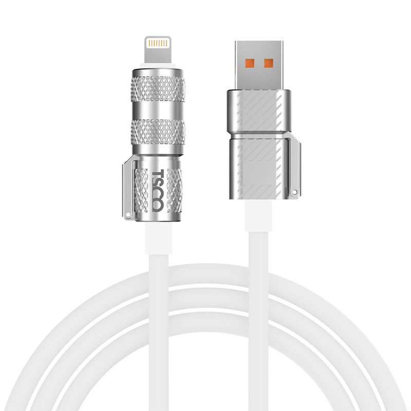کابل تبدیل USBUSB-C به لایتنینگUSB-C تسکو مدل GCA 240W طول 1.2 متر