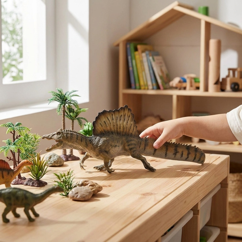 فیگور تی ان جی مدل دایناسور طرح Spinosaurus