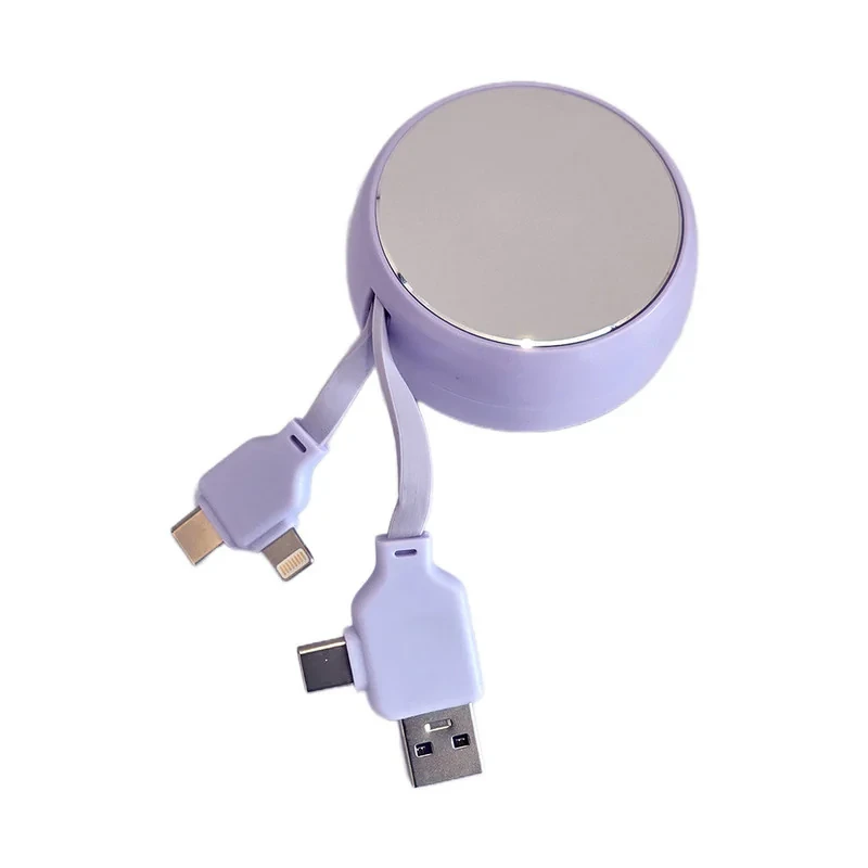 کابل تبدیل USB  USB-C به لایتنینگ  USB-C مدل 65w-4in1 طول 1 متر