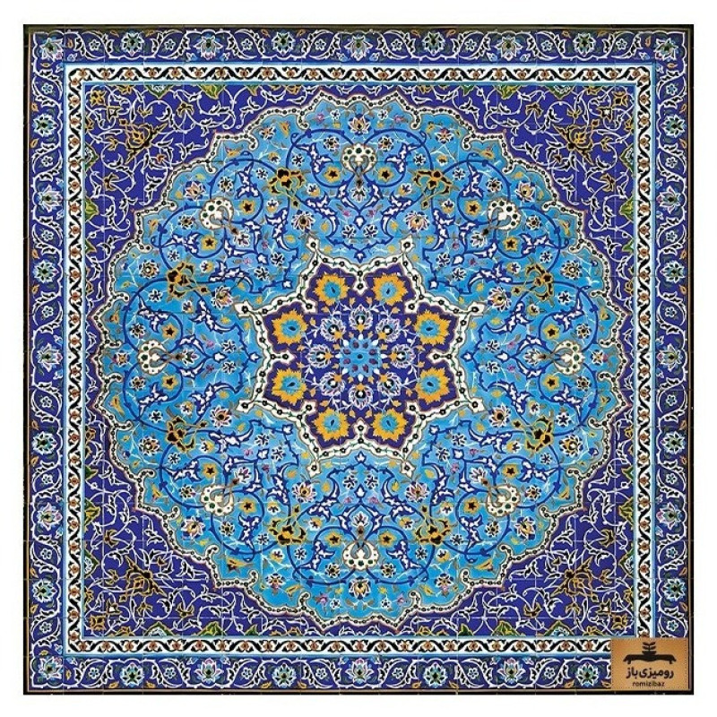 رومیزی رومیزی باز طرح مربع مدل سنتی مدرن کد 11079