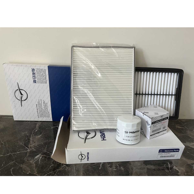 فیلتر روغن خودرو هایما مدل B631 مناسب برای هایما S7 به همراه فیلتر هوا و کابین