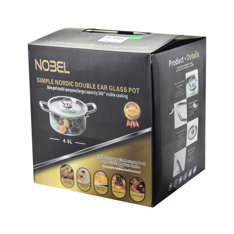 قابلمه پیرکس نوبل مدل شیار دار کد NB-731 سایز 20