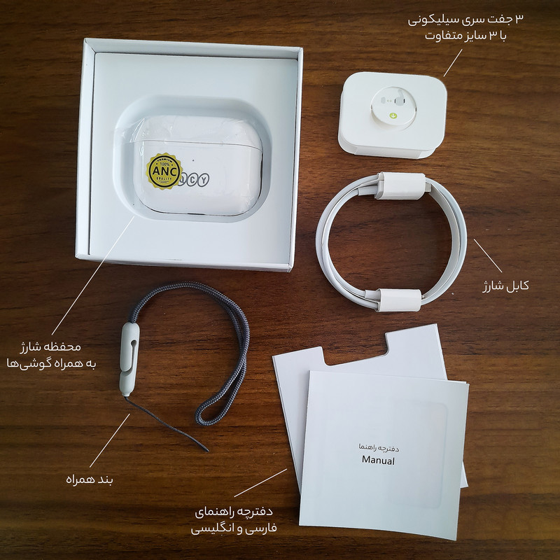 هندزفری بلوتوثی مدل AirPods Pro 2 ENC