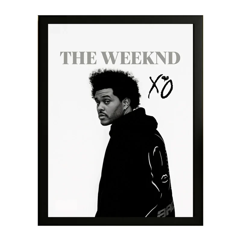 تابلو طرح د ویکند The Weeknd کد 03 فریم مشکی