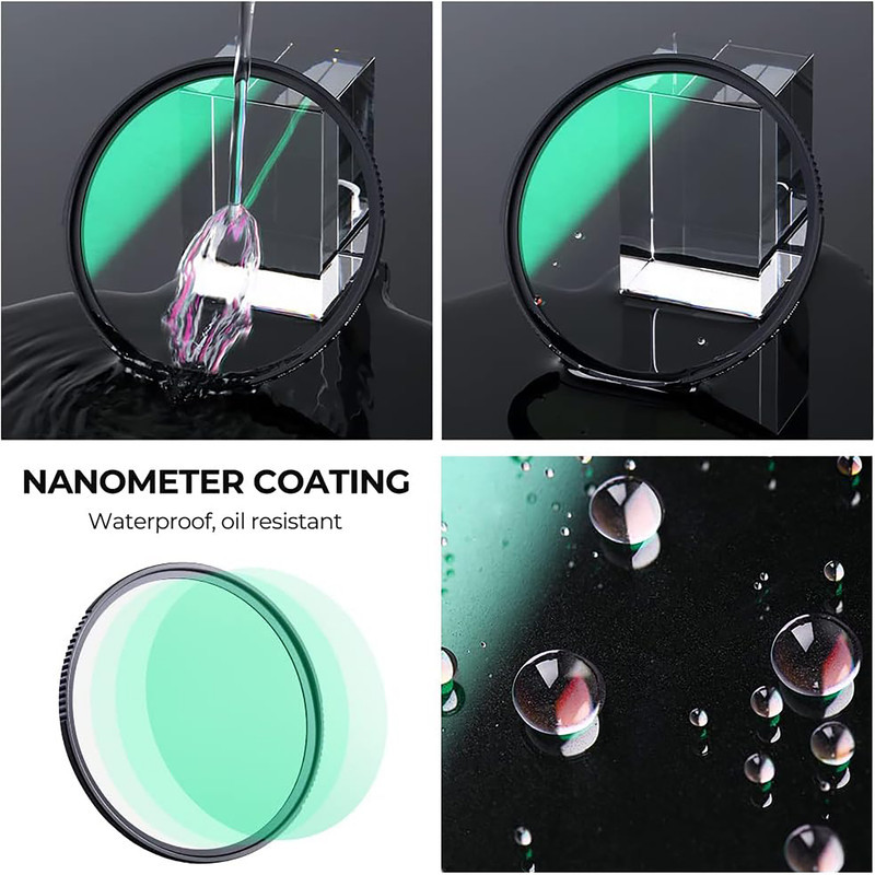 فیلتر لنز کی اند اف مدل BLACK DIFFUSION12 (HMC) NANO-C - 62MM