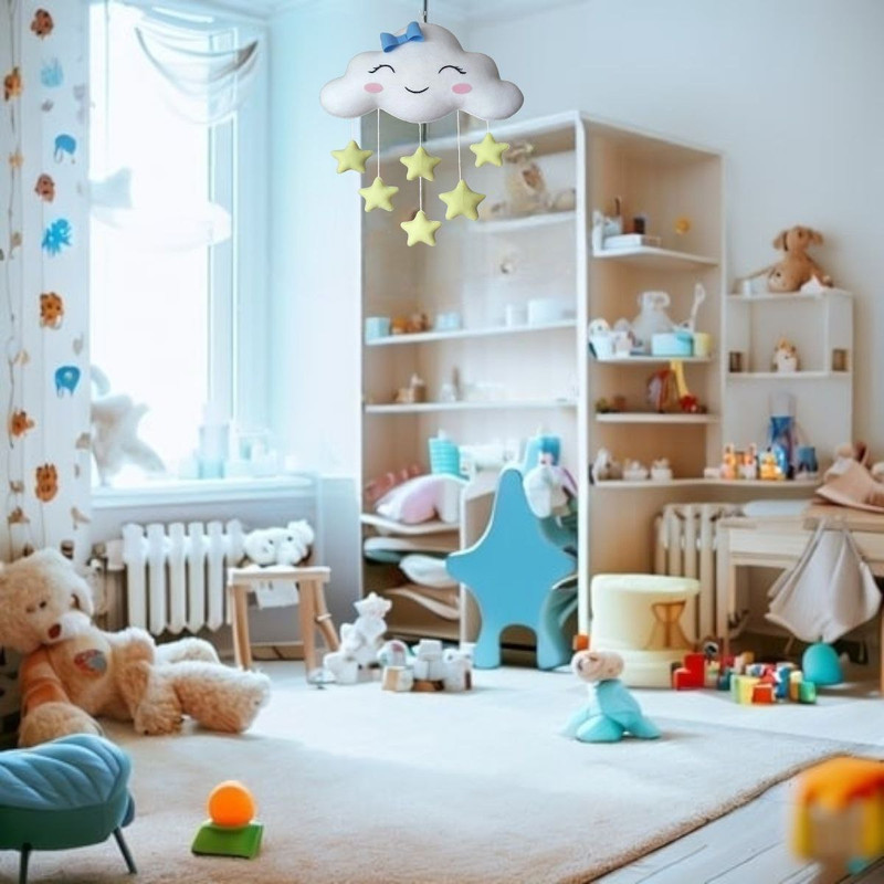 آویز اتاق کودک ریماز مدل ابر مهربان