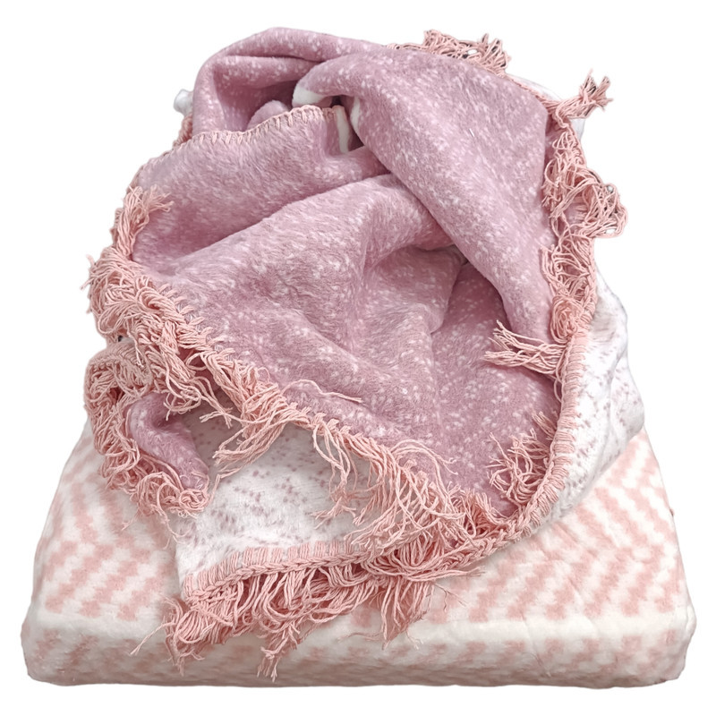 پتو ازدیلک مدل Colorida Pembe سایز 180×220 سانتی متر