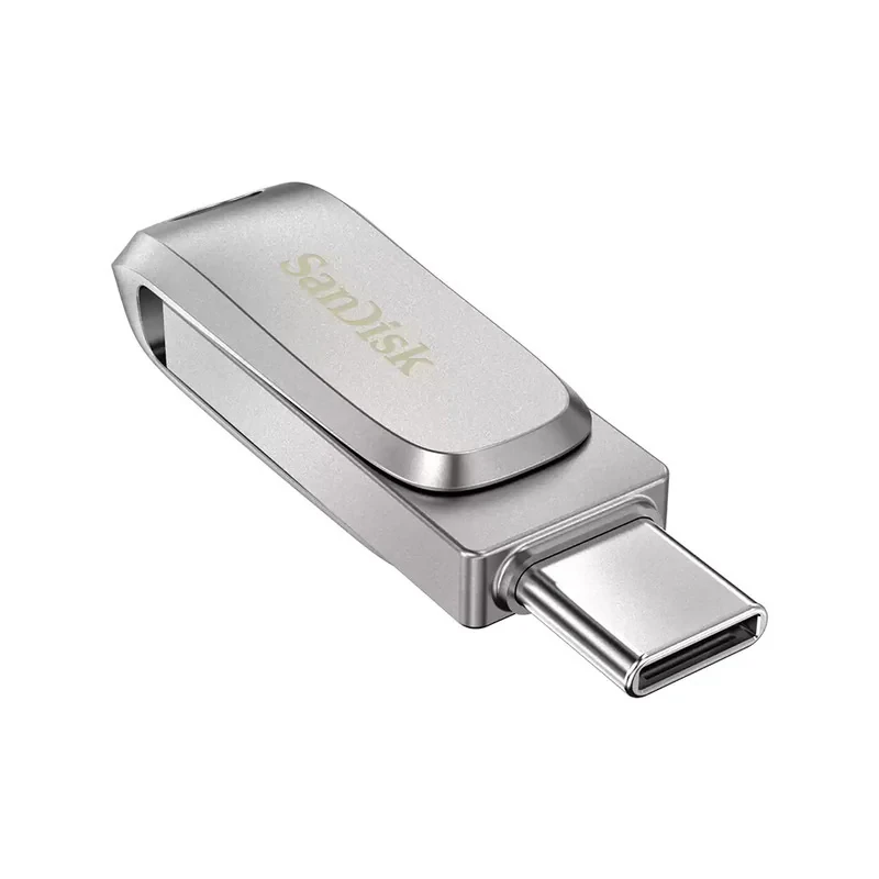 فلش مموری سن دیسک مدل Ultra Dual Drive Luxe ظرفیت 128 گیگابایت با رابط USB 3.2