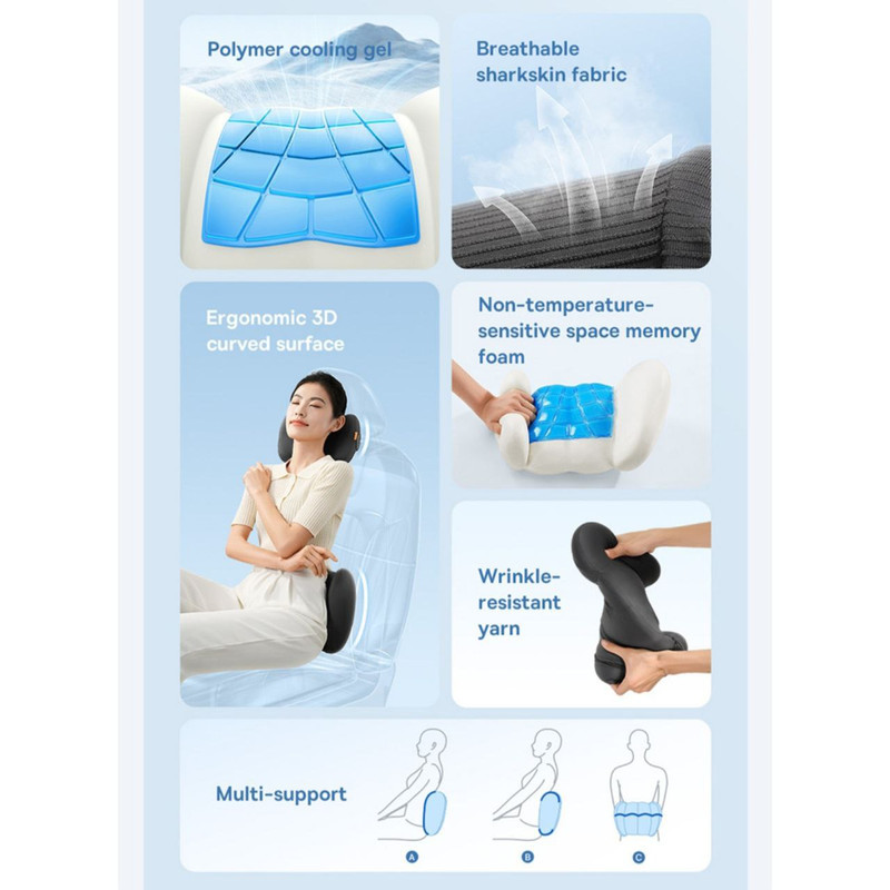 پشتی صندلی خودرو بیسوس مدل ComfortRide Series BS-CN005