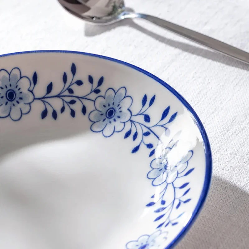 بشقاب خورش خوری مادام کوکو مدل Reve Bleu Floral 20
