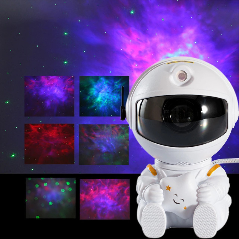 چراغ خواب مدل Astronaut طرح کهکشان
