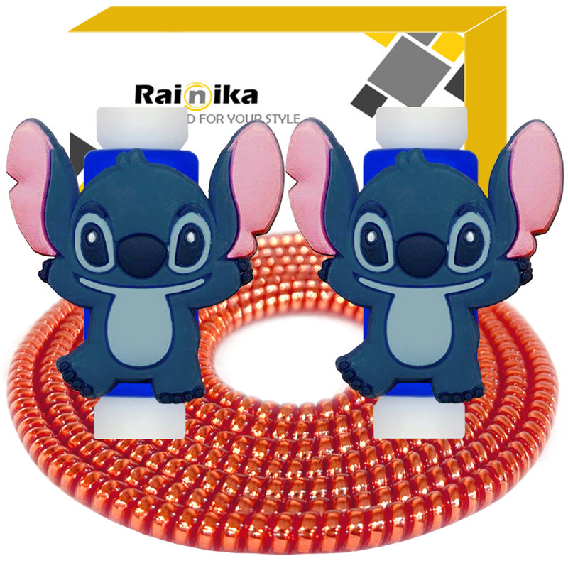 محافظ کابل شارژر و هندزفری رینیکا مدل Stitch AAA 03 مجموعه 3 عددی