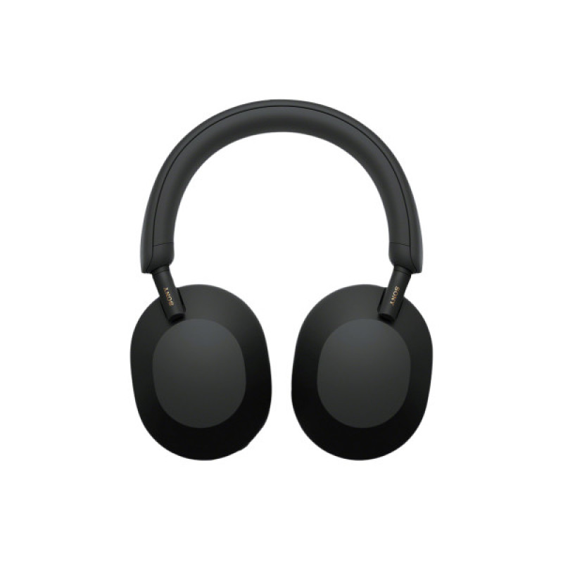 هدفون بی‌سیم سونی مدل WH-1000XM5 با نویز کنسلینگ فعال (ANC)، درگاه شارژ USB Type-C، دارای 4 میکروفون با فناوری Beamforming، پشتیبانی از دستیار صوتی، قابلیت اتصال همزمان به دو دستگاه