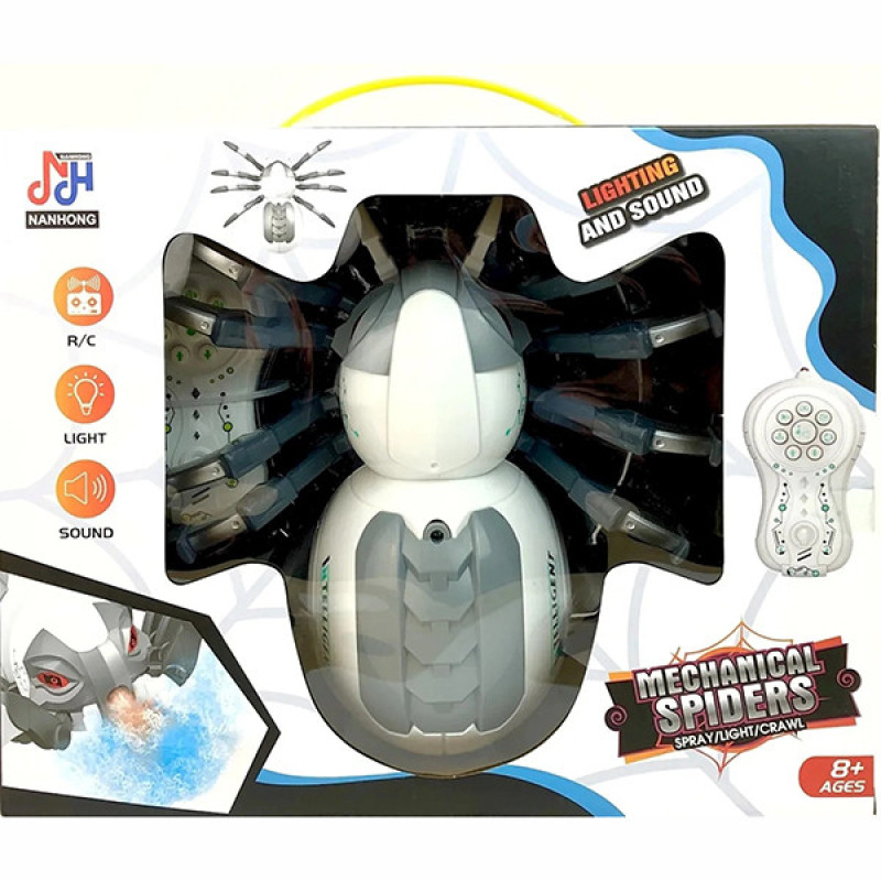 ربات کنترلی مدل عنکبوت دودزا شارژی صدادار کد 128A-30