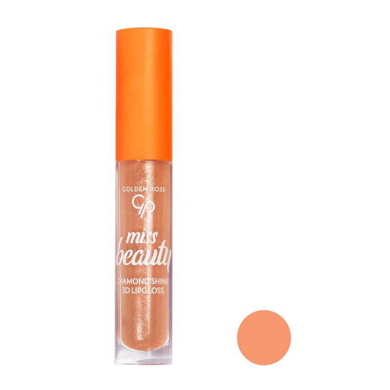 لیپ گلاس گلدن رز مدل Miss Beauty شماره 03