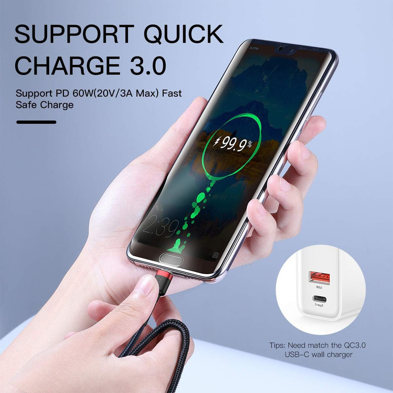 کابل USB-C بیسوس مدل CATKLF-G91 طول 1 متر