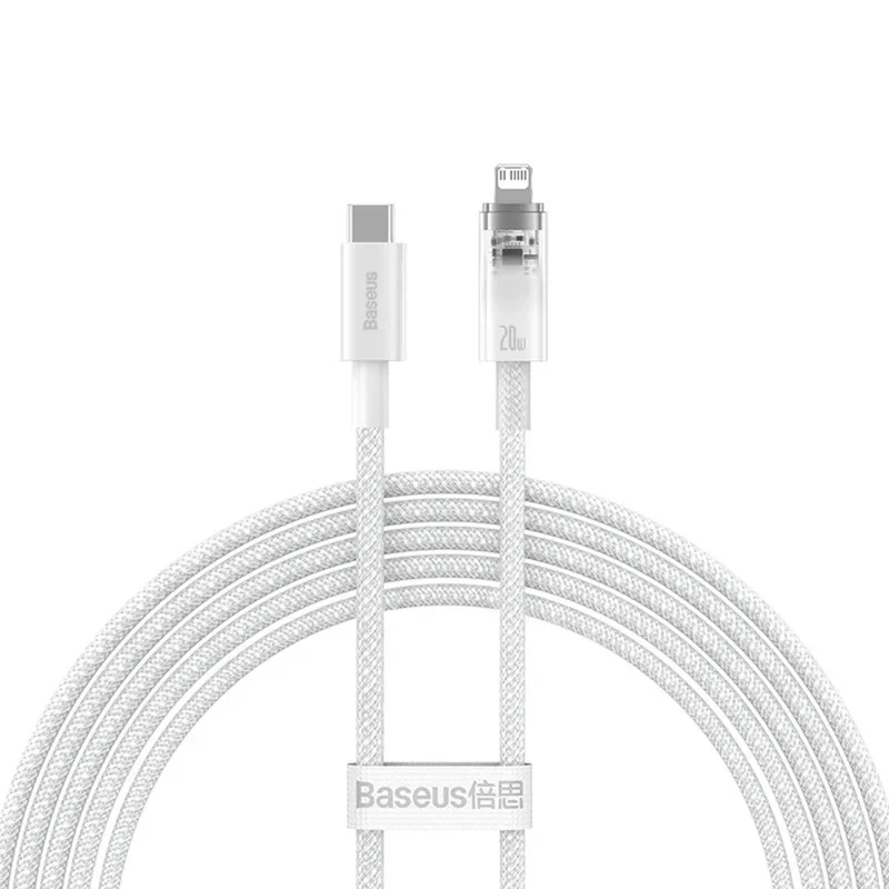 کابل تبدیل USB-C به لایتنینگ باسئوس مدل Baseus Explorer Series CATS010202 طول 1 متر