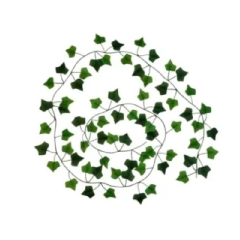گل مصنوعی مدل ریسه برگ پاپیتال گیاه لمسی بسته ۱۲ عددی