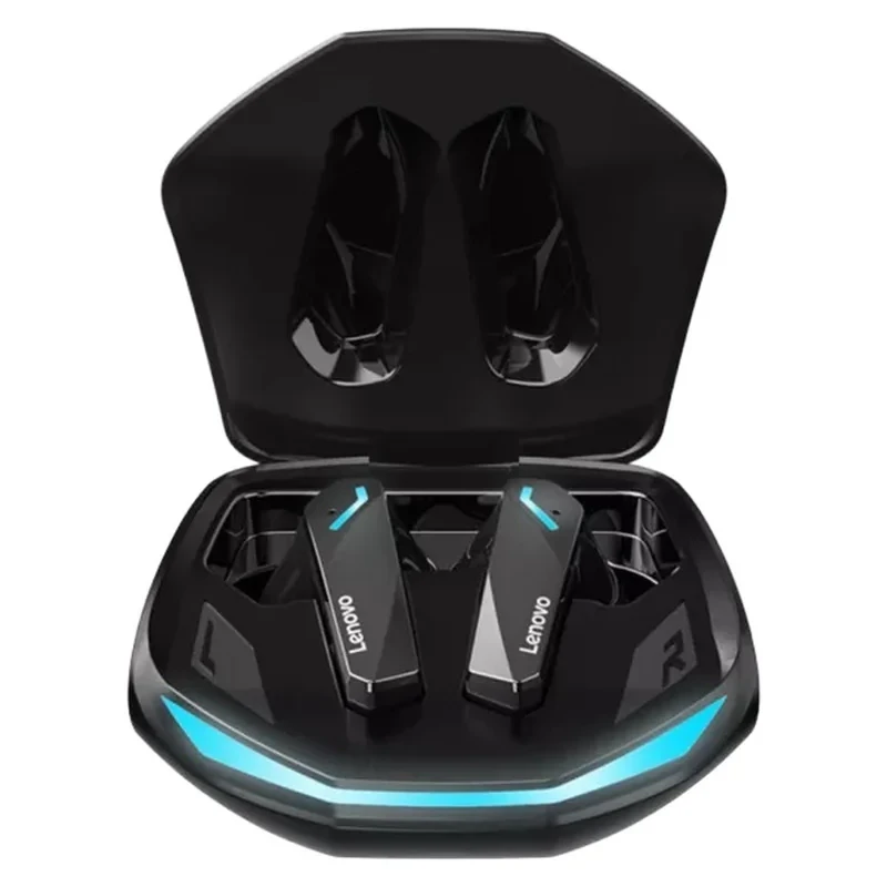هدفون بلوتوثی لنوو مدل Live Pods GM2 Pro بدون قابلیت نویز کنسلینگ، درگاه شارژ USB Type-C، دارای دستیار صوتی، مقاوم در برابر رطوبت و عرق