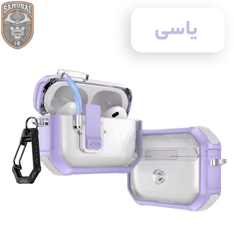 کاور سامورایی مدل Quad-39 مناسب برای کیس اپل Airpods 4