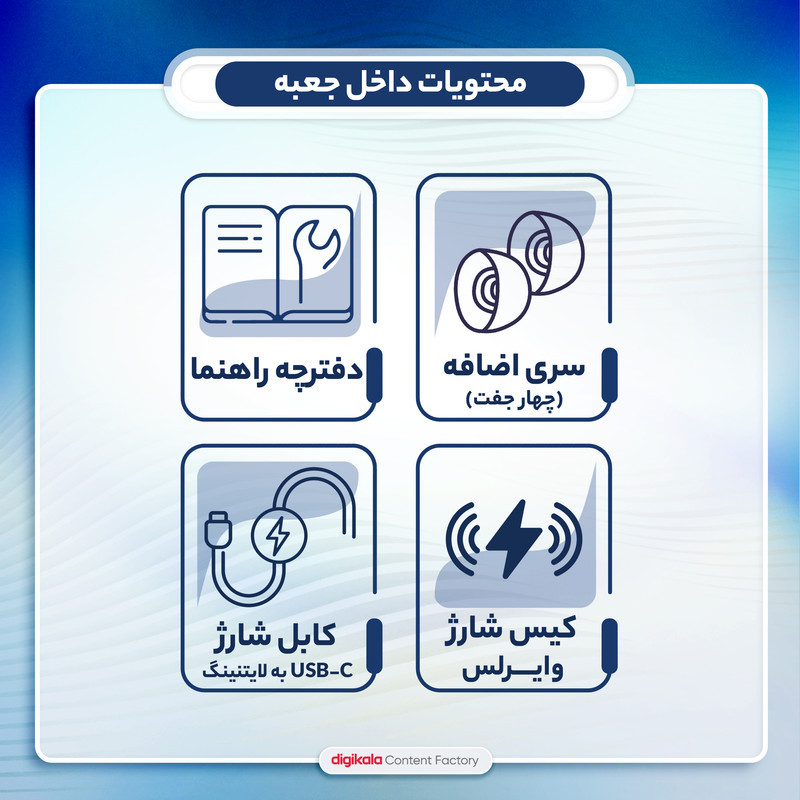 هدفون بلوتوثی مدل AirPods Pro 2nd Generation MQD83CHA
