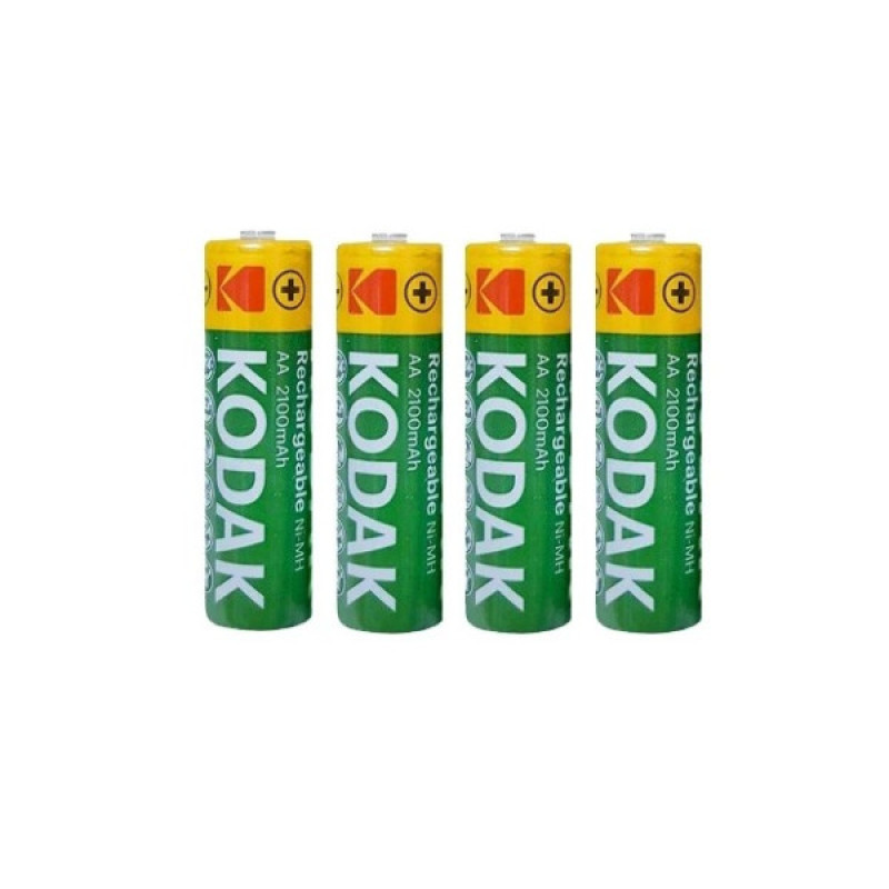 باتری قلمی قابل شارژ کداک مدل Ni-MH 4 AA 2100 mAh بسته ۴ عددی