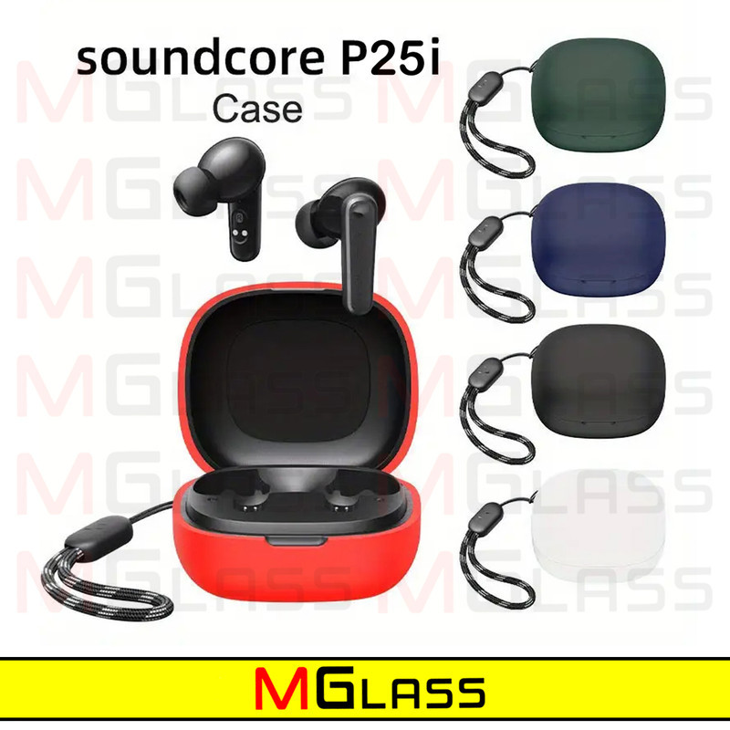 کاور ام‌گلس مدل Silicon-MG مناسب برای کیس هدفون بی سیم انکر Soundcore P25i