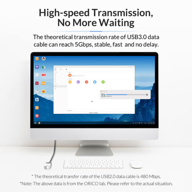 کابل افزایش طول USB 3.0 اوریکو مدل U3-MAA01 طول 2 متر