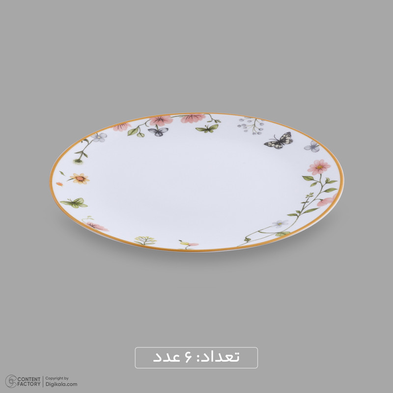 سرویس غذاخوری اوپال 26 پارچه 6 نفره دینو مدل  Butterfly