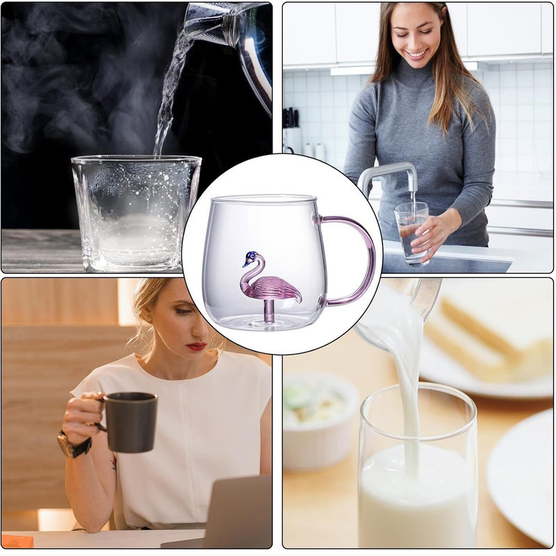 لیوان مدل داخل فلامینگو بروسیلیکات کد 1369n 5705