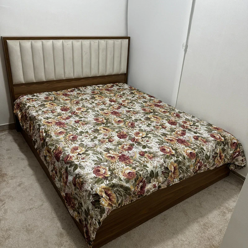 کاور لحاف ناتوسا مدل گلدن رز دو نفره سایز 200x220 سانتی متر