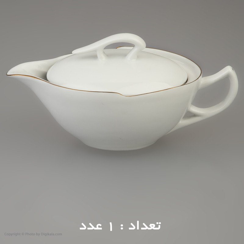 سرویس غذا خوری 30 پارچه شرکت صنایع چینی تقدیس مدل خط طلا