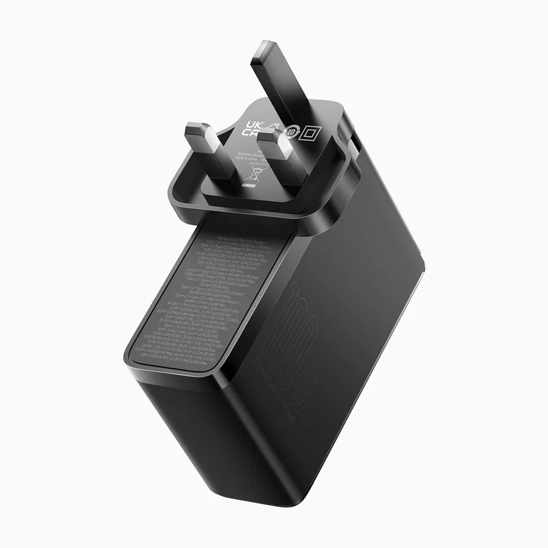 شارژر دیواری 100 وات بیسوس مدل GAN5 PRO 100W به همراه کابل USB-C