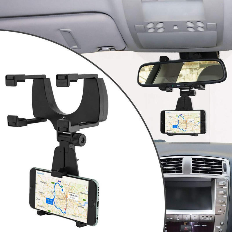 پایه نگهدارنده گوشی موبایل و تبلت اکی یس مدل car rearview mirror mount