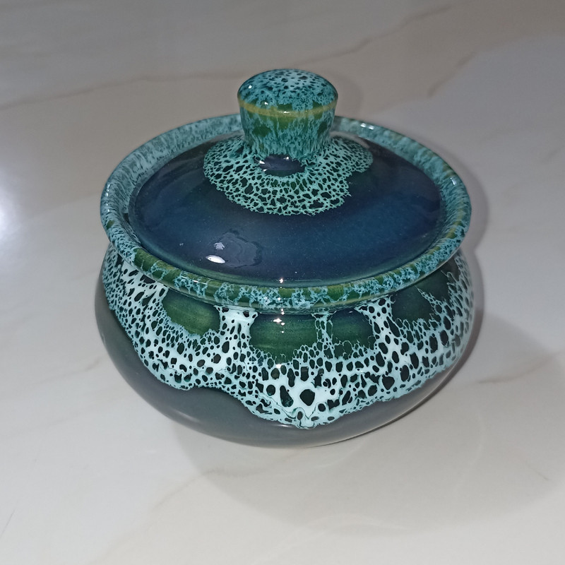 قندان سفالی مدل رومیزی