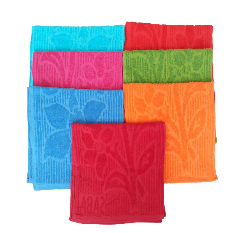حوله مروارید طرح صبا سایز 30x60 سانتی متر بسته دو عددی