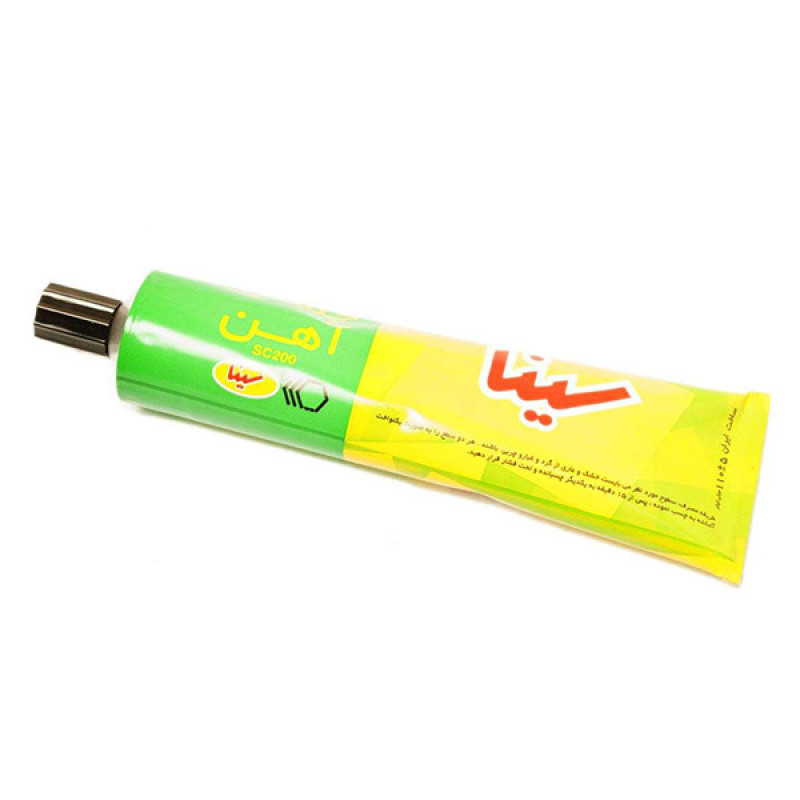 چسب آهن سینا کد 4089401 حجم 100 میلی لیتر بسته 2 عددی