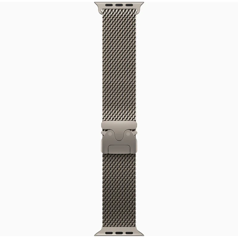 ساعت هوشمند 49 میلی متری اپل مدل Ultra 3 Natural Titanium Case با بند Titanium Milanese