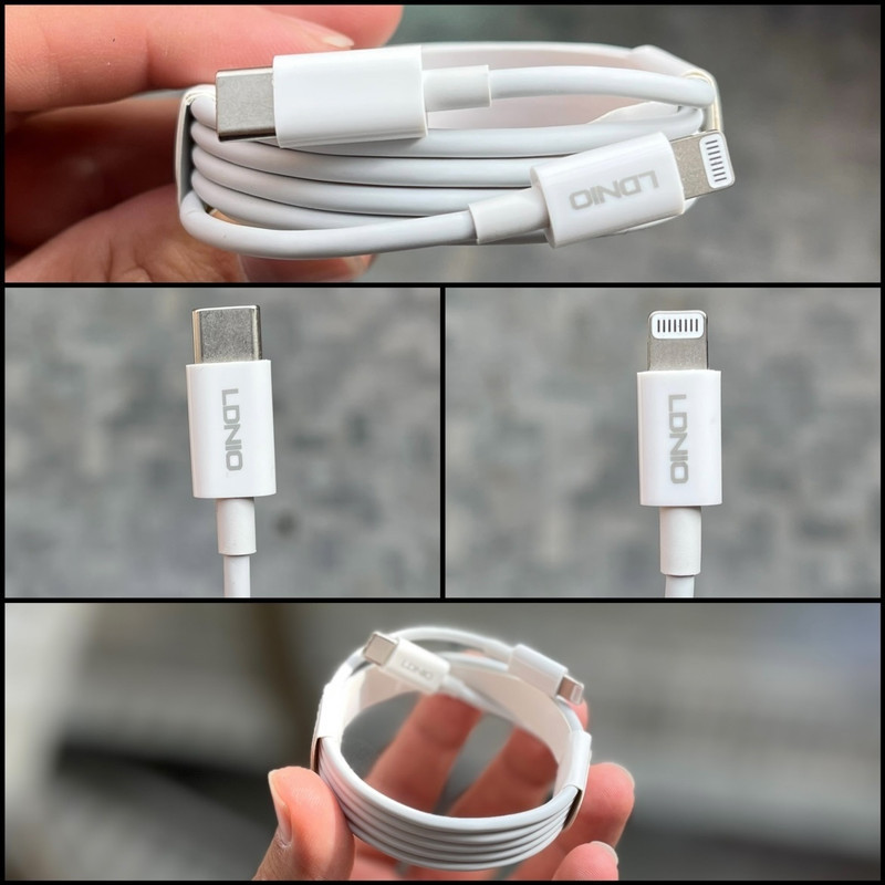 کابل تبدیل USB-C به لایتنینگ الدینیو مدل iphone-12Pro طول 1 متر