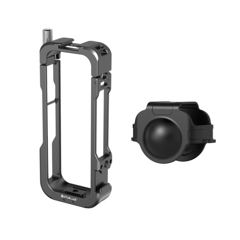 قاب محافظ فلزی پلوز مدل PU891B مناسب برای دوربین Insta360 X4