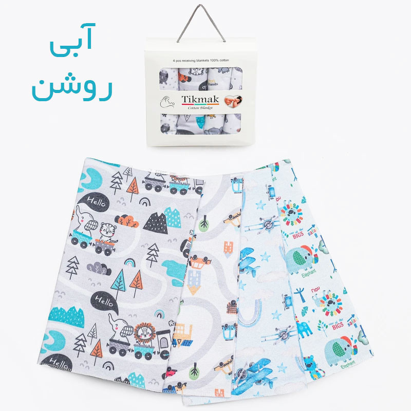 خشک‌کن نوزاد تیک مک مدل جعبه GR سایز 65x72 سانتی‌متر مجموعه 4 عددی