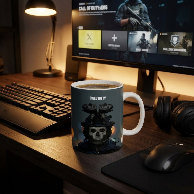 ماگ طرح کالاف دیوتی Call Of Duty کد wall-06