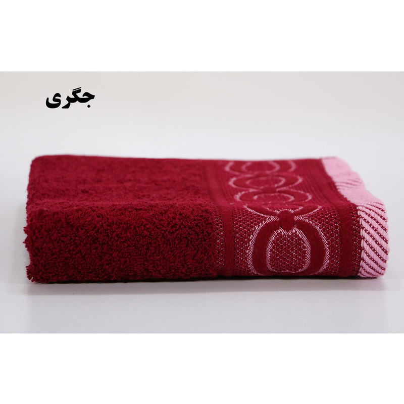 حوله دستی بهبافت آذر مدل چاین سایز 40x80 سانتی متر