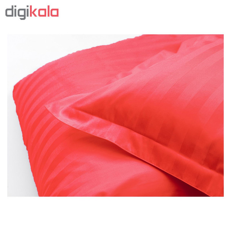 سرویس ملحفه هارمونی مدل 50Satin دونفره سه تکه گینگ سایز 180