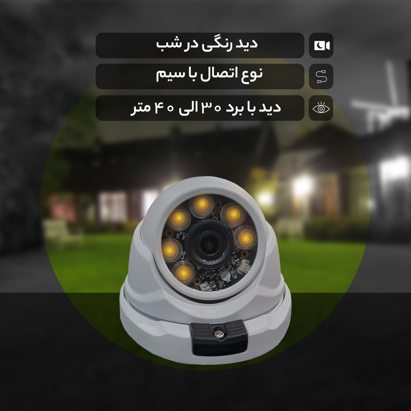 دوربین مداربسته آنالوگ  مدل DM_03HS_W